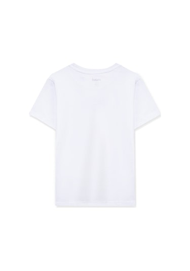 Mavi - Miav Baskılı Beyaz Tişört 66332620 Beyaz (510074593) Beyaz