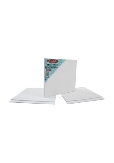 Ktt4S16X17 Artebella (Preslenmiş) Tuval Kompozit 16X17 Cm 4'Lü Se