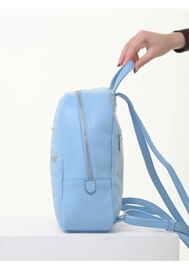Daniele Patrici Şehir A5 Deri Sırt Çantası 210533438 Açık Mavi