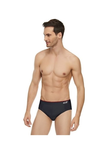 6'Lı Tutku Elit 1351 Erkek Elastan Ince Bel Kemerli Slip