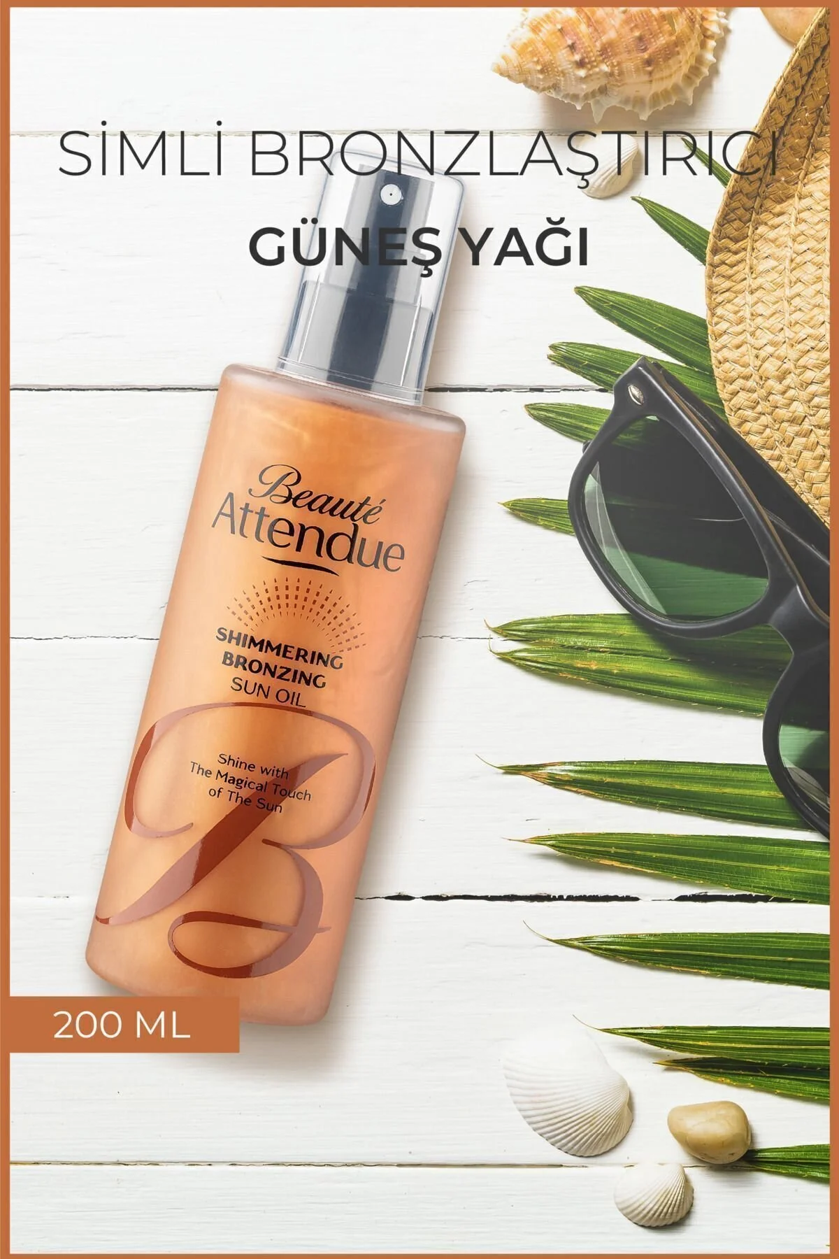 Beaute Attendue Simli Bronz.güneş Yağı
