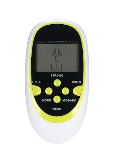 Mufunye Çift Kanal Fizyoterapi Aleti 8 Mod 15 Şiddet Seviyesi Elektrot Padlı Boyun Omuz Kas Masaj Cihazı Usb Pilli Avrupa Standartı Çok Renkli