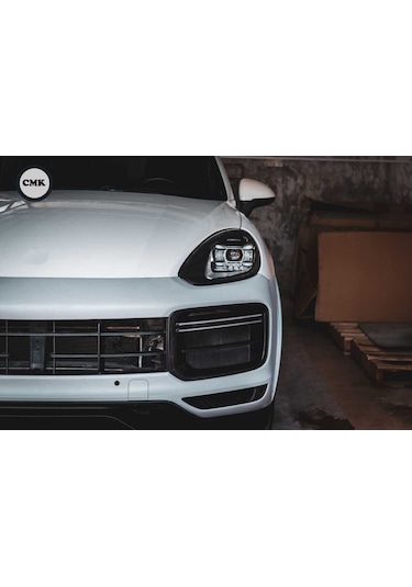Porsche Cayenne 2014-2017 Uyumlu Facelift Led Far 2018+ Görünüm