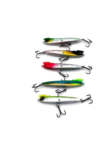 Valkyrie 5 Adet Kutulu 18gr Tatlı Tuzlu Su Uyumlu Kancalı Biyonik Olta Yem Seti