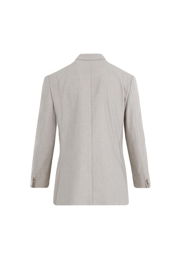 Uki Bej Casual Mono Yaka Ceket Bej