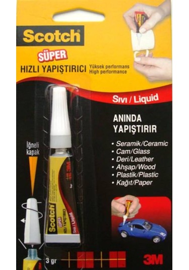 Scotch Cyano Süper Hızlı Japon Yapıştırıcı