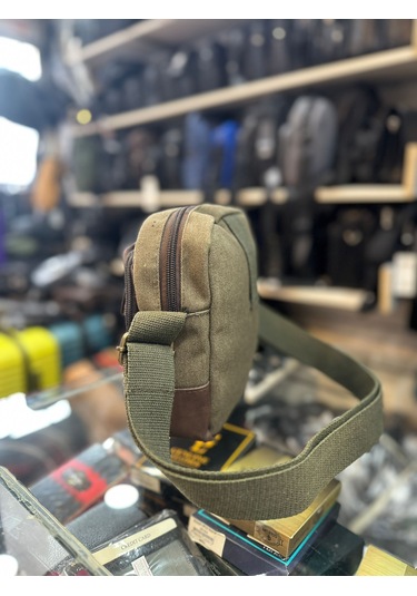 Trg Polo Boss Haki Ön Cepli Ayarlanabilir Çapraz Askılı Unisex Om Haki