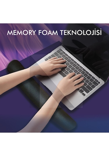 MP03 - Memory Klavye Bilek Destek Pedi Yumuşak, Ergonomik