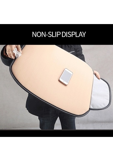 Novahub Araba Koltuğu Minderi Evrensel Koltuk Örtüsü Kaymaz Mat Oto Aksesuarları Bej Diğer