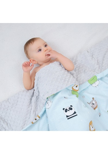 Vkemall "yumuşak Pamuklu Noktalı Bebek Battaniyesi - Nefes Alabilir, Mevsim Geçişlerine Uygun, Taşınabilir" DiğER