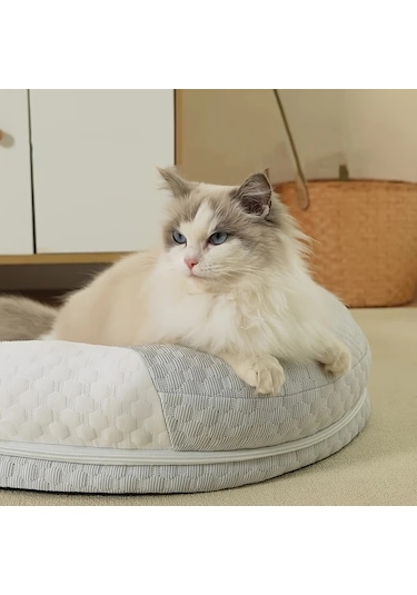 Tongdashop 70x55 Cm Çıkarılabilir Yıkanabilir Soğutucu Köpek Yatağı Tüm Mevsimler İçin