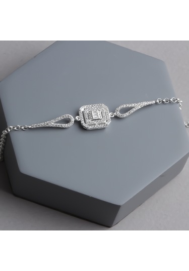 Glorria Gümüş Baget Bileklik 70607592