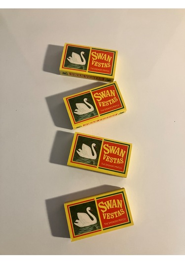 Swan Vestas Vintage Kovboy Kibrit 4lü Paket