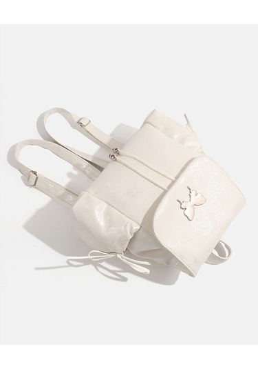 Charhp&kejnt Resmi Orijinal 2024 Yeni Swan Lake Kolej Tarzı Sırt Çantası Tembel Büyük Kapasiteli Sırt Çantası Beyaz