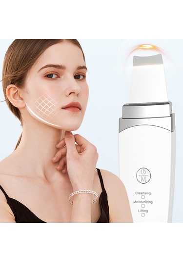 Youtek "ultrasonik Cilt Temizleme Cihazı - Siyah Nokta Kırma, Besin Aktarımı Ve Cilt Sıkılaştırma"