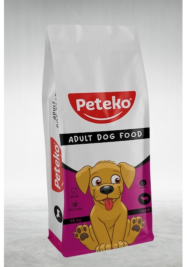 Peteko Yetişkin Kuzulu Köpek Maması 15 Kg