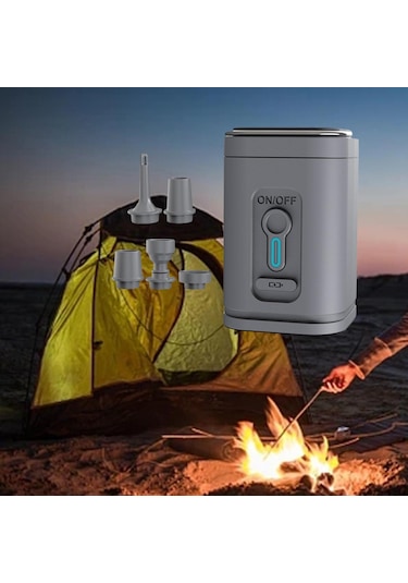 Suntek Havuz Oyuncakları Için Mini Pompa Elektrikli Hava Gri Gri