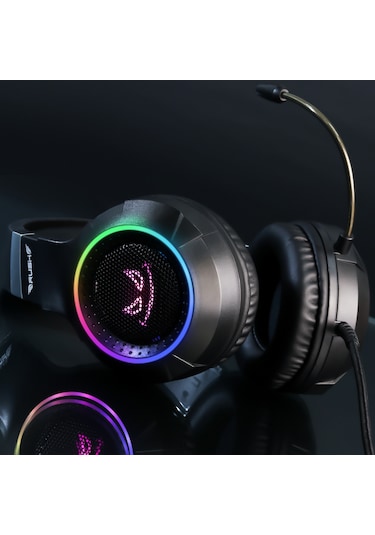 Rush Ace RHX55 7.1 Surround Titreşimli RGB Oyuncu Gaming Kulaklığı