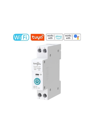 Maoyaya Hallow Tuya Wifi Akıllı Devre Kesici, Çok Renkli Uzaktan Kumandalar, Kablosuz Tasarım Çok Renkli