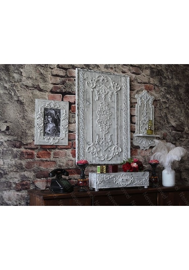 Neiwel Vintage Alron Eskitme Beyaz Kutu