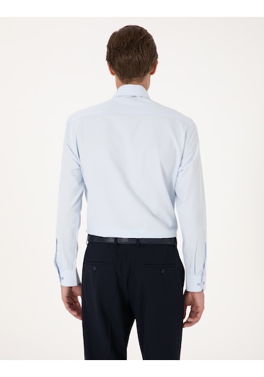 Pierre Cardin Erkek Açık Mavi Gömlek Basic 50316742-vr003 Açik Mavi