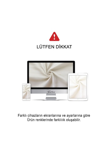 Çizgili Saten 2'li Yastık Kılıfı Ekru