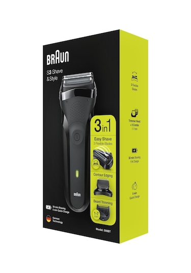 Braun Series 3 300 BT BLK 3'ü 1 Arada Tıraş Makinesi