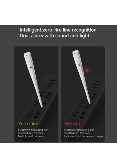 Samdoo Atuman Em-1 Akıllı Taşınabilir Voltaj Test Kalemi, 90v-1000v, Sesli Ve Işıklı Alarm, Kaçak Akım Tespiti