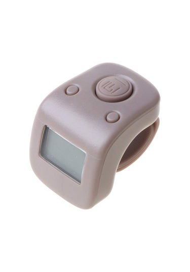 Monyee Usb Şarjlı 6 Kanal Veri Kaydedebilen, Sessiz Tuşlu, Parmak Üzerinde Taşınabilir Elektronik Sayıcı