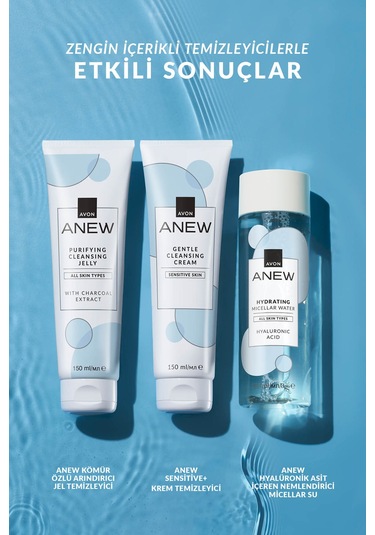 Avon Anew Hydrating Micellar Nemlendirici Temizleme Suyu 200 ML