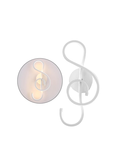 Suntek Pvc Duvar Lambası Başucu Aplik Işık Kapalı Koridor Beyaz Sıcak Işık