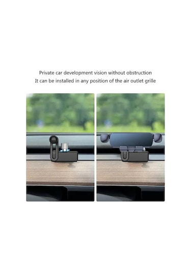 Araba Telefon Tutucu Cep Telefonu Tutucu İz Bırakmayan Taban Araba Tutucu Model 3y'ye Uygun Mıknatıslı Taban