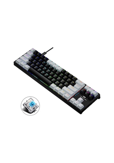 Valkyrie K710 Blue Switch Dark Alien 71 Tuş RGB Gaming Klavye