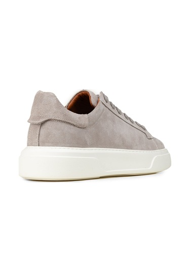 Deery Erkek Hakiki Süet Gri Sneaker Ayakkabı - 04651mgrıe02