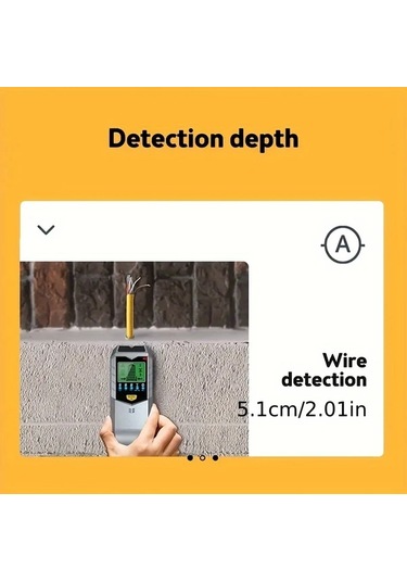 Motion003 Cııcıı 1 Adet Gümüşi Stud Finder Duvar Tarayıcısı 5in1 Dedektör Akıllı Mikro