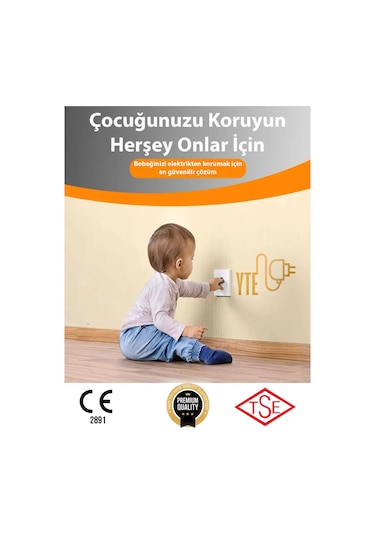 Priz Çocuk/bebek Koruma Kapağı Kaliteli