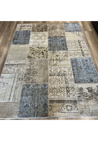 Hoom Rugs Kırkyama 101 Beige Mint El Dokuma Kilim