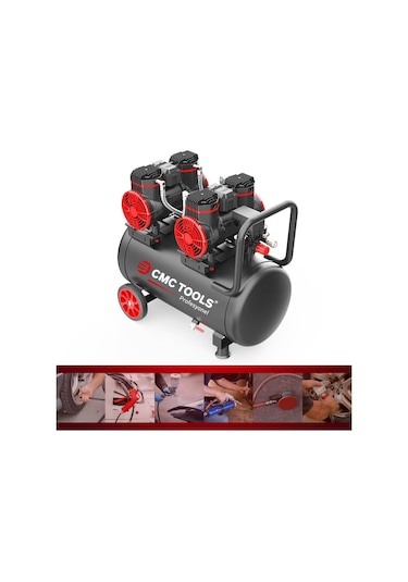 Cmc Cmc-0913 50 Litre Sessiz Yağsız Hava Kompresörü 4 Hp