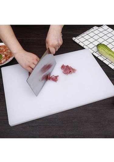 Fastbuy Kare Çift Taraflı İşlevli Meyve Kesme Tahtası, 27x35x2cm, Kaymaz, Dayanıklı, Mekan Saati, Ev Yemekleri İçin Diğer