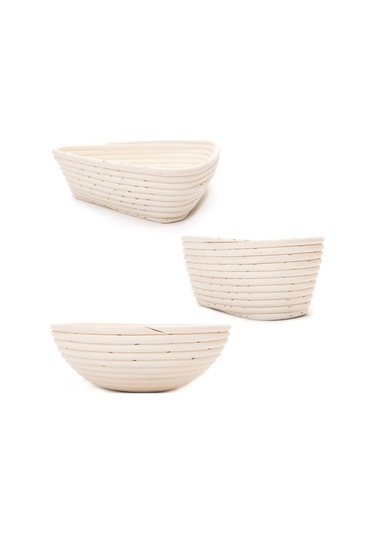 Ulzyvf Ekolojik Hasır Ekmek Mayalama Sepeti - Çoklu Boyut, Bez Astarlı, Şekil Seçenekli Diğer