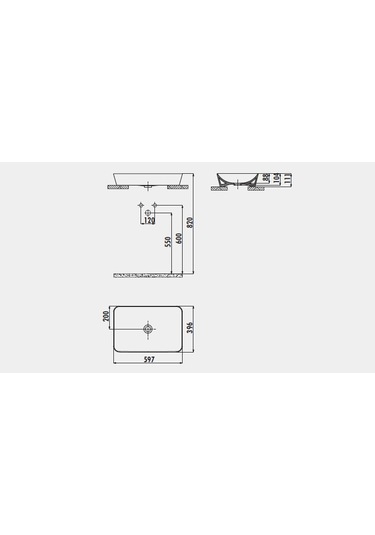 Creavit Ul060 60 CM Ultra Lavabo Beyaz