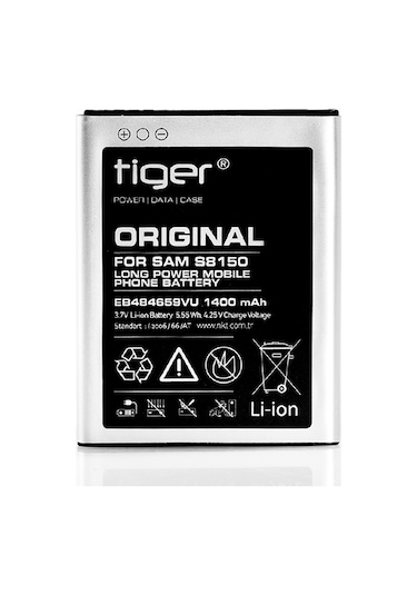 Tiger Samsung Uyumlu I8150 / S8600 Eb484659Vu Batarya 1400 Mah