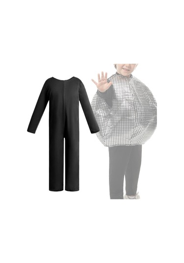 Suntek Temel Düz Renk Performans Kostüm Rolleri Siyah-xl