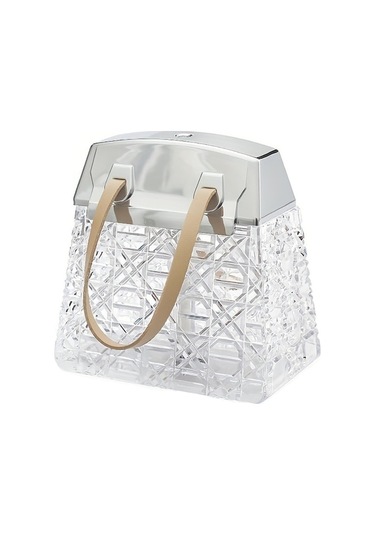 Rogfer Masaüstü Küçük Kristal Çanta Nemlendirici Aroma Ortam Aydınlatması, Renk: Beyaz Plug-in - Diğer