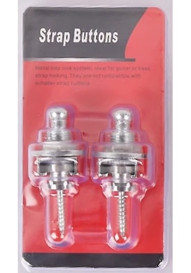 Raymond Joes Sb01Cr Gitar Askı Kilidi Straplock 1 Çift Gri Renkl