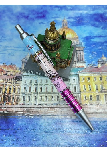 Bjorn 5'i 1 Arada Tükenmez Kalem Seti, St. Petersburg Hatıraları 475775219 Mavi