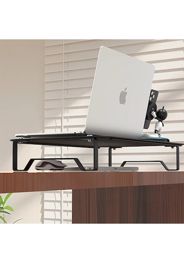 Willowhaven 1 Adet Beyaz Ayarlanabilir Laptop Soğutucu Standı - Yükseklik Ayarlı Masaüstü Düzenleyici