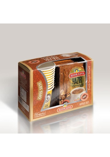 Altıncezve Hazır Türk Kahvesi Ofis Seti Sade 10'lu 10 x 7 G