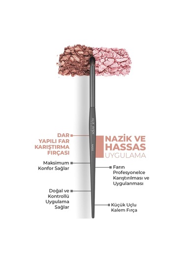 Alix Avien Dar Yapılı Far Karıştırma Fırçası Pencil Brush Aa202