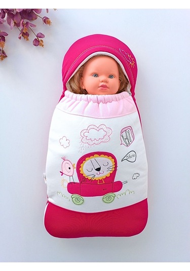 Bebek Battaniyesi Kız Bebek Dış Kundağı Hastane Çıkışı Kundak Battaniye Bebek Arabası Örtüsü Kırmızı